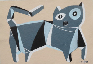 Feline Fatale - Series 88
Acrylic on Unstretched Canvas
15" x 10 7/8"