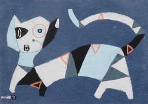 Feline Fatale - Series 90
Acrylic on Unstretched Canvas
15 1/4" x 10 7/8"