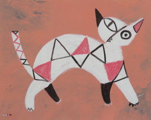 Feline Fatale - Series 99
Acrylic on Unstretched Canvas
20" x 16"