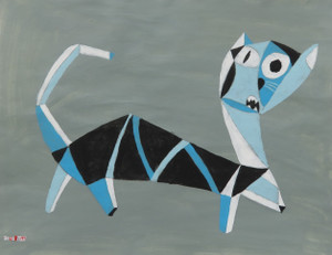 Feline Fatale - Series 115
Acrylic on Paper
18" x 14"