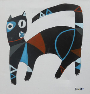 Feline Fatale - Series 127
Acrylic on Stretched Canvas
12" x 12"