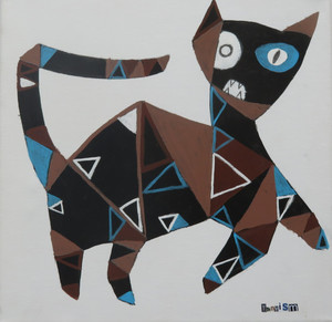 Feline Fatale - Series 129
Acrylic on Stretched Canvas
12" x 12"