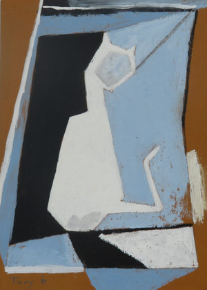 Feline Fatale - Series 02
Acrylic on Mat Board
5" x 7"