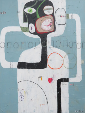 Mixed Media
40 x 30 inches (L x W)
½ inch depth Gallery Wrapped Canvas