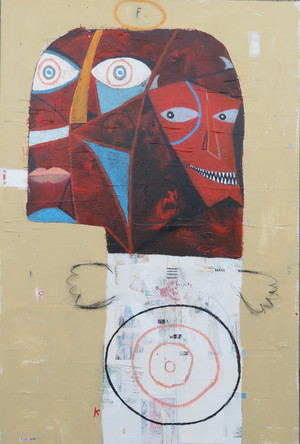 I Am No Angel
Mixed Media on Canvas
Gallery Wrapped
24" x 36"