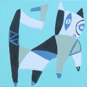 Feline Fatale - Series 181 - Ferocious Feline
Acrylic on Stretched Canvas
8 x 8"