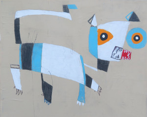 Feline Fatale - Series 169 - Ferocious Feline
Acrylic on Stretched Canvas
16 x 20"