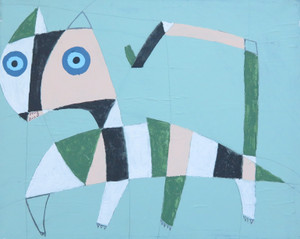 Feline Fatale - Series 176 - Ferocious Feline
Acrylic on Stretched Canvas
16 x 20"