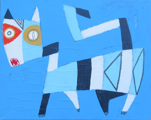 Feline Fatale - Series 178 - Ferocious Feline
Acrylic on Stretched Canvas
16 x 20"