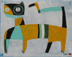 Feline Fatale - Series 183 - Ferocious Feline
Acrylic on Stretched Canvas / Print
14 x 11"