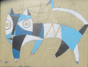 Feline Fatale - Series 209 - Ferocious Feline, Framed