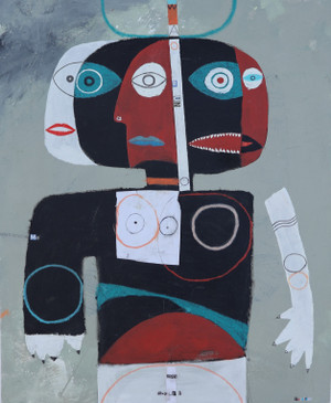 Ego Feeds, The
Mixed Media on Unstretched Canvas
Unframed
24" x 29"