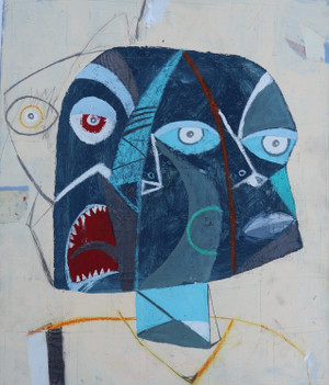 Never Judge A Book by its Cover
Mixed Media on Unstretched Canvas
Unframed
20 x 24"