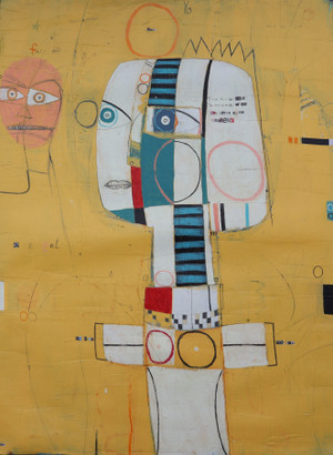 Never
Mixed Media on Unstretched Canvas
Unframed
36" x 48"