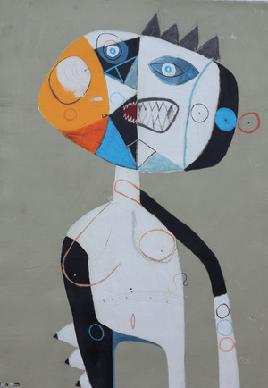 Object of My Affection
Mixed Media on Unstretched Canvas
Unframed
29" x 40"