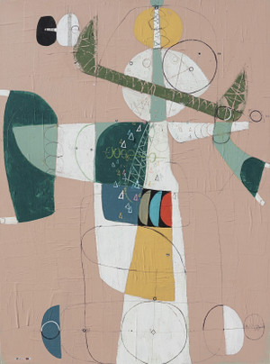 "Horns" is a bold declaration of individuality, conviction, and self-direction. Through its balanced tension of calm hues and assertive forms, “Horns” stands as a testament to inner resolve, creative courage, and the beauty of self-belief.