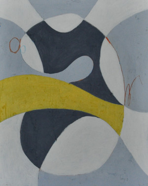 Acrylic & Colored Pencil on Canvas.  Unframed. 20 x 16"