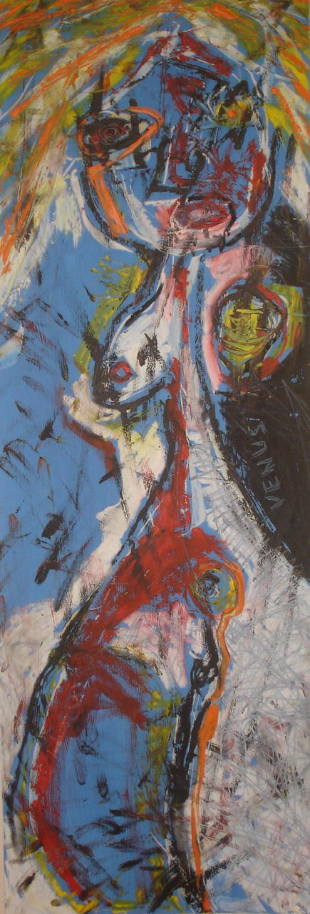 Venus
Acrylic on Matboard
Framed
15" x 40"