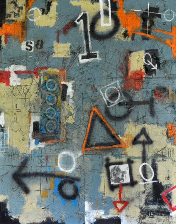 One
Mixed Media on Canvas
36" x 48"