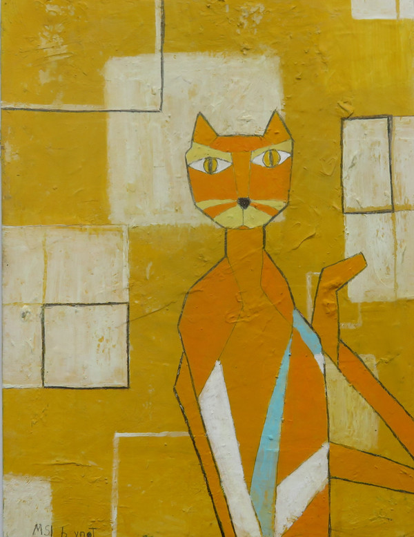 Feline Fatale - Series 30
Acrylic on Canvas Panel. 16" x 12"