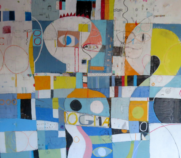 Dogma
Mixed Media on Canvas  
Gallery Wrapped
59 1/2" x 59 1/2"