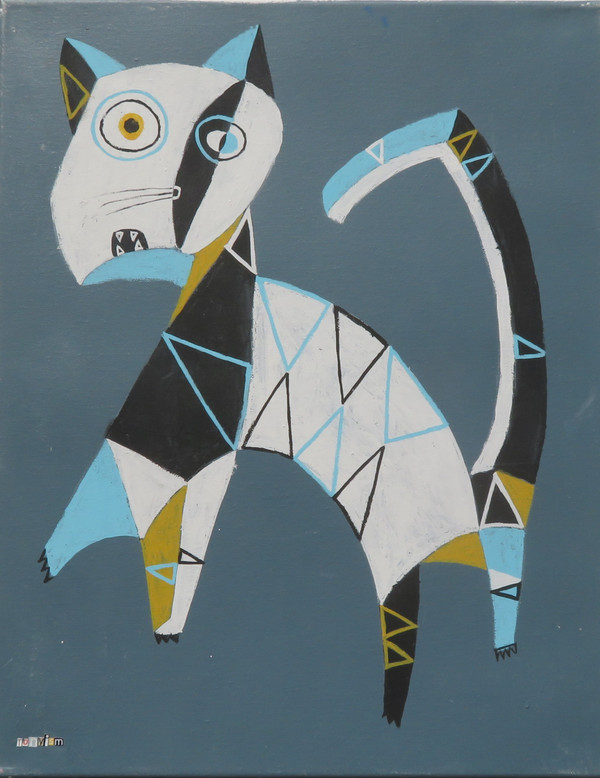 Feline Fatale - Series 53
Acrylic on Stretched Canvas
20" x 16"