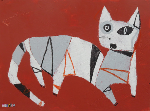 Feline Fatale - Series 56
Acrylic on Stretched Canvas
16" x 12"