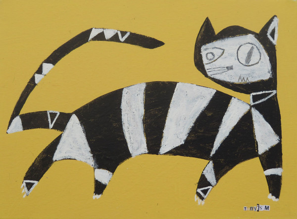 Feline Fatale - Series 57
Acrylic on Stretched Canvas
16" x 12"