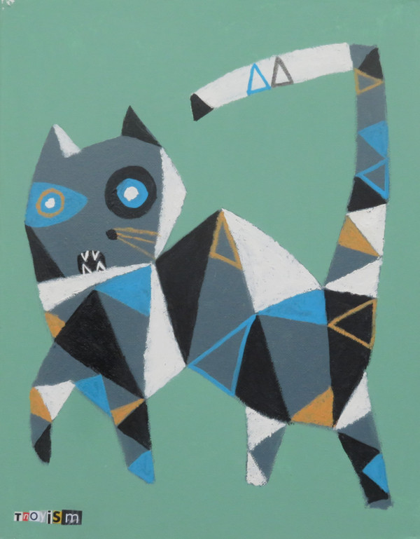 Feline Fatale - Series 62
Acrylic on Stretched Canvas
11" x 14"