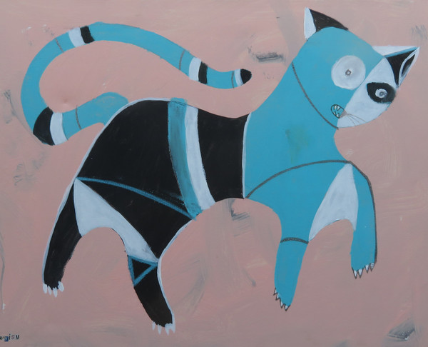 Feline Fatale - Series 124
Feline Fatale - Series 124
Acrylic on Stretched Canvas. 20" x 16"