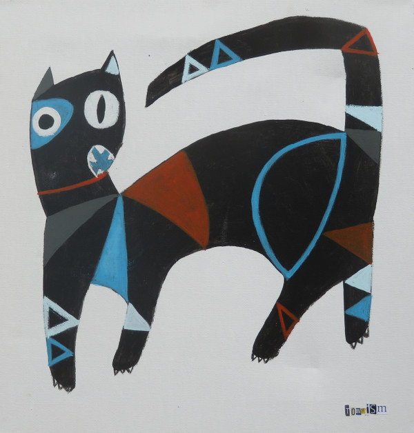 Feline Fatale - Series 127
Acrylic on Stretched Canvas
12" x 12"