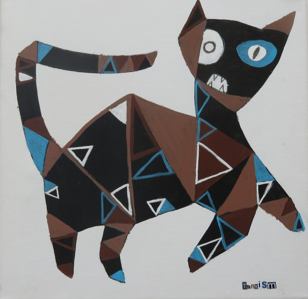 Feline Fatale - Series 129
Acrylic on Stretched Canvas
12" x 12"