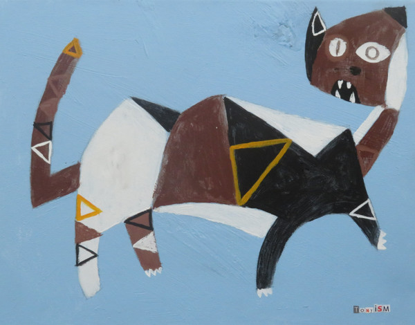 Feline Fatale - Series 134
Acrylic on Stretched Canvas
14" x 11"