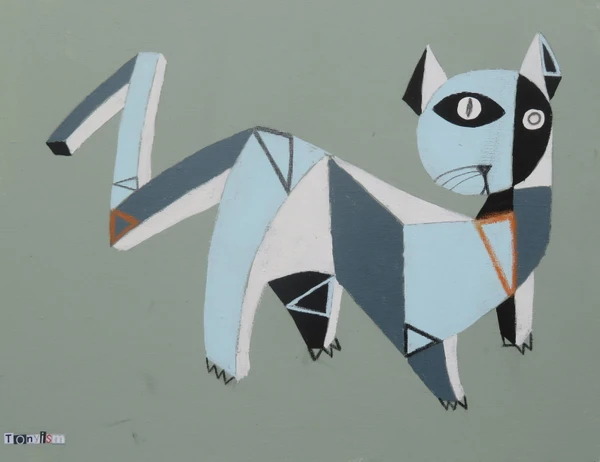 Feline Fatale - Series 135
Acrylic on Stretched Canvas
16" x 12"