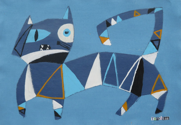 Feline Fatale - Series 158
Acrylic on Unstretched Canvas
13 1/2" x 9 1/2"