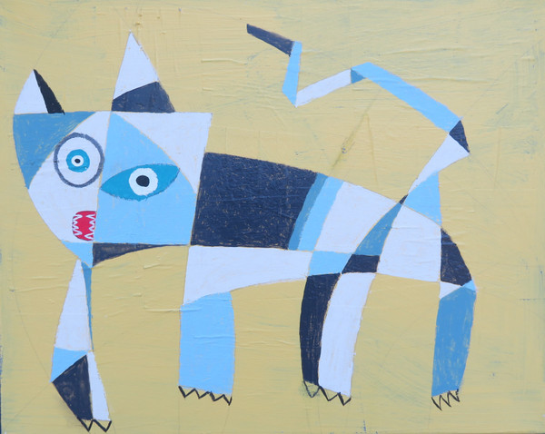 Feline Fatale - Series 171 - Ferocious Feline
Acrylic on Stretched Canvas
16 x 20"