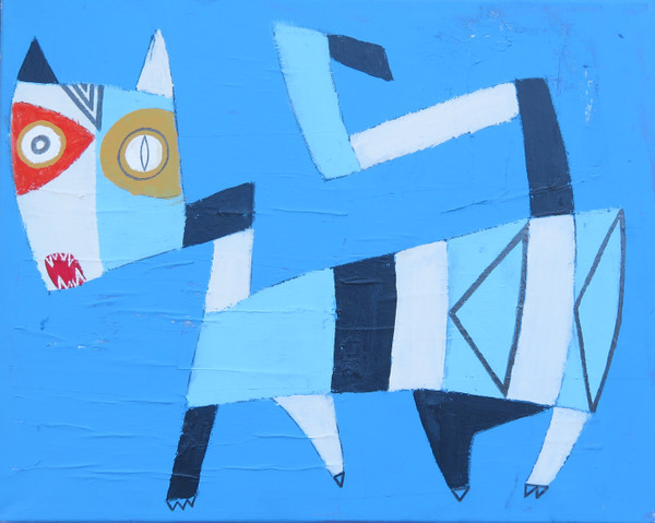 Feline Fatale - Series 178 - Ferocious Feline
Acrylic on Stretched Canvas
16 x 20"