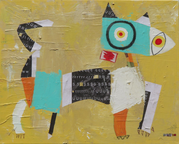 Feline Fatale - Series 182 - Ferocious Feline
Acrylic on Stretched Canvas / Print
20 x 16"