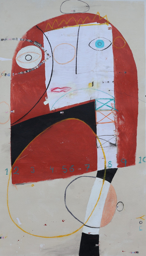 Count The Days
Mixed Media on Unstretched Canvas
Unframed
21 1/2" x 37 1/2"