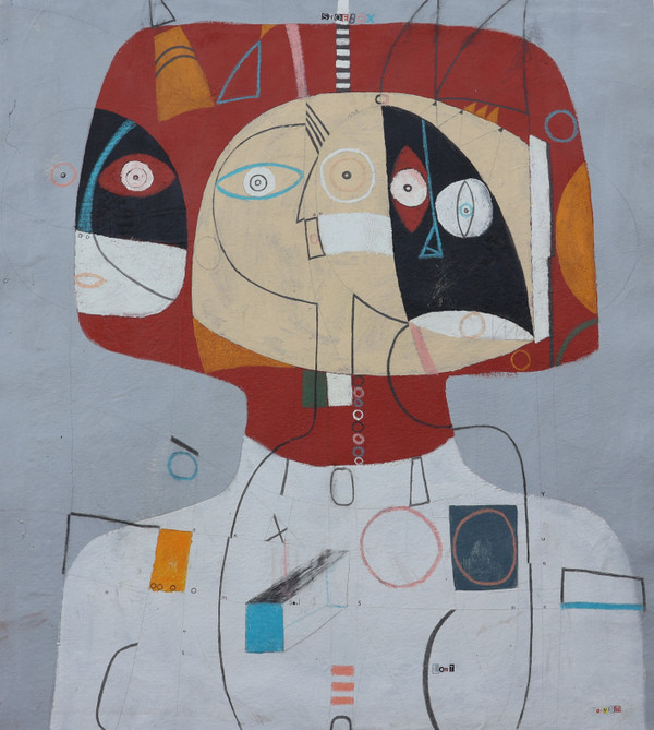 Shoebox
Mixed Media on Unstretched Canvas
Unframed
32 1/2" x 36"