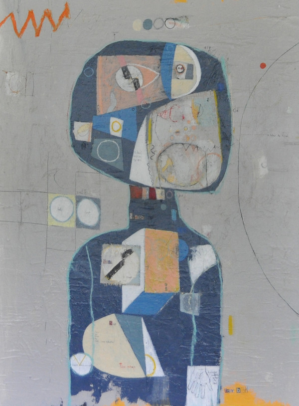 Mixed Media
40 x 30 inches (L x W)
½ inch depth Gallery Wrapped Canvas 

BED: Body Enslaves the Soul Poem: 

I cannot blame anyone
I am the reason for my fear
The world will hold me accountable
The body's wall draws near

I have created the chains that bind
A fool can never learn
The world will hold me accountable
Doubt is what I earn

It is up to me...