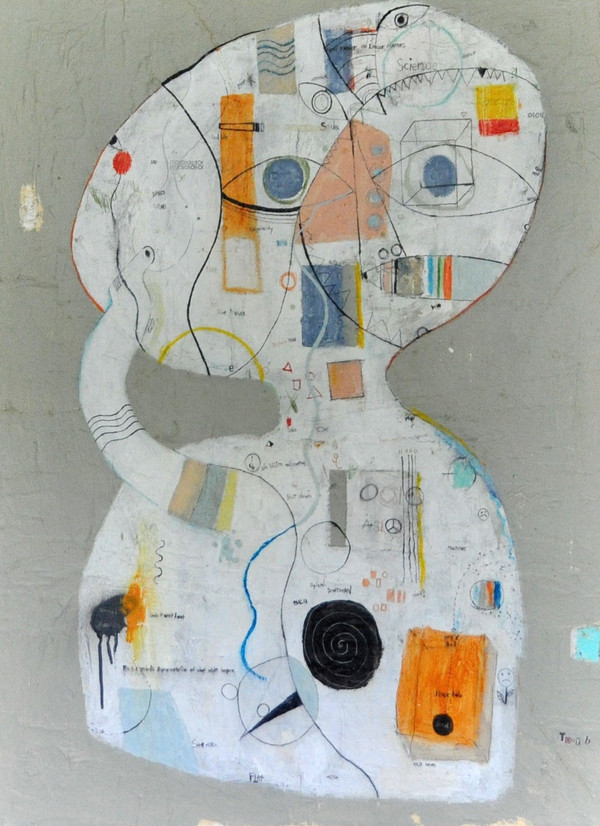 Mixed Media  
42 x 32 inches (L x W)
Matboard, Framed (no glass)