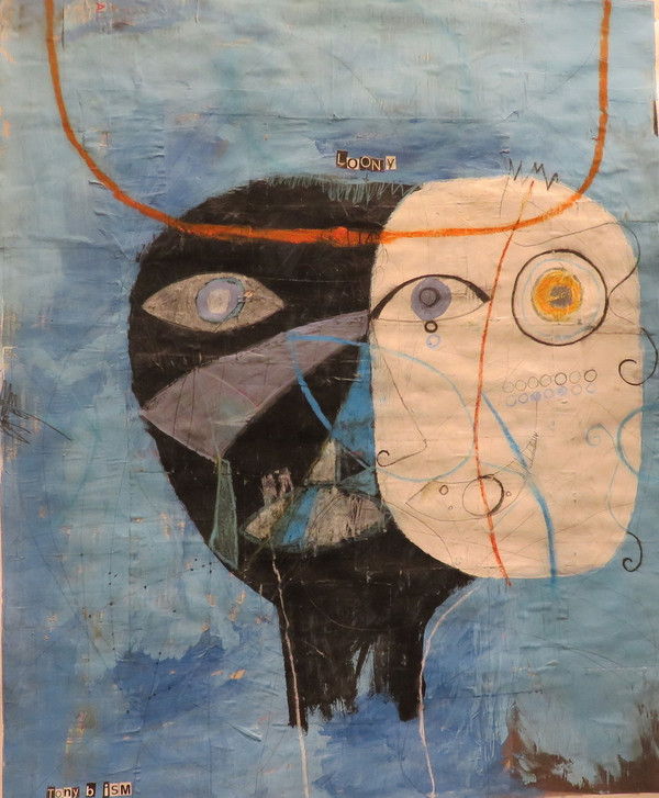 My Thoughts Convince Me - Mixed Media on Paper, 17 3/4 x 21 3/4"