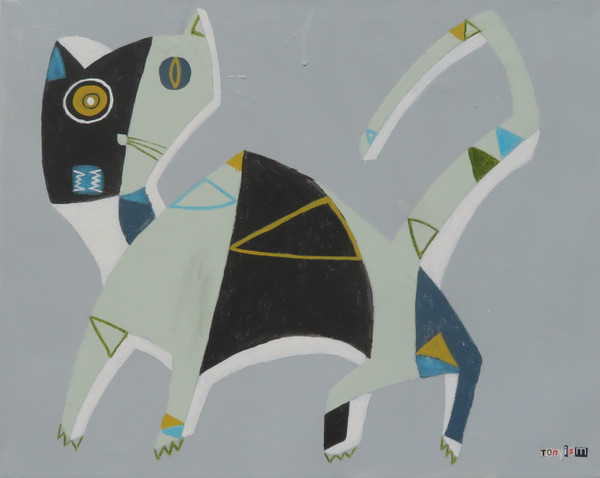 Feline Fatale - Series 52
Acrylic on Stretched Canvas
20" x 16"