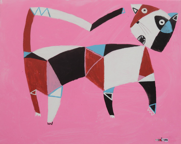 Feline Fatale - Series 54
Acrylic on Stretched Canvas
20" x 16"