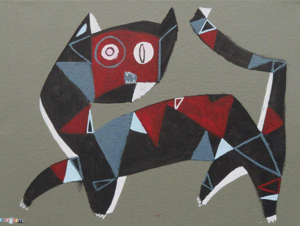 Feline Fatale - Series 58
Acrylic on Stretched Canvas
16" x 12"