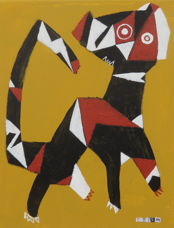 Feline Fatale - Series 60
Acrylic on Stretched Canvas
11" x 14"