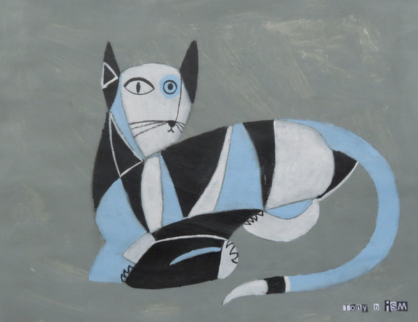 Feline Fatale - Series 71
Acrylic on Paper
18" x 14"