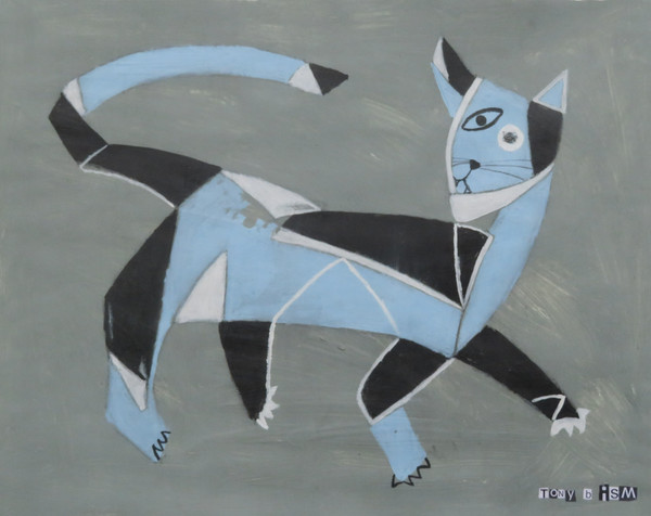 Feline Fatale - Series 72
Acrylic on Paper
18" x 14"