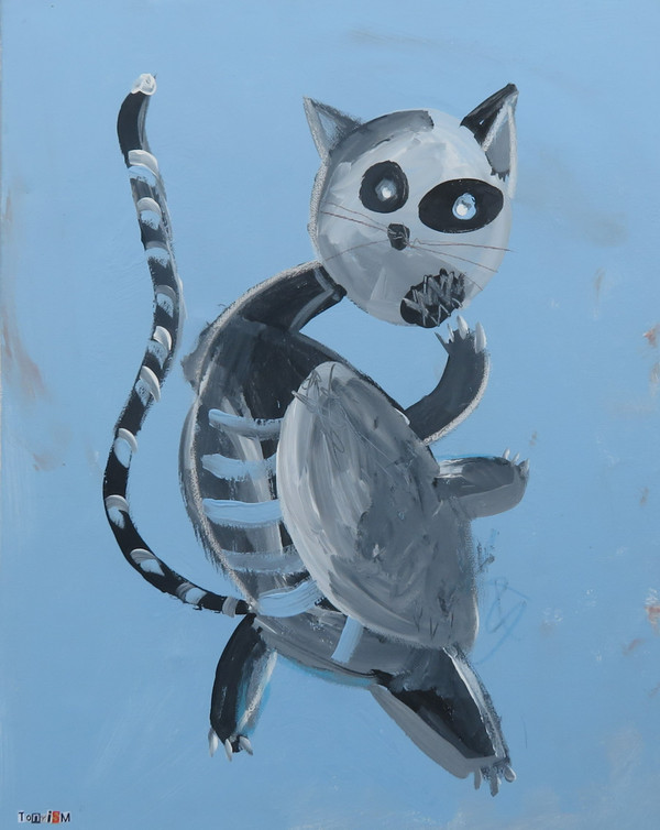 Feline Fatale - Series 141
Acrylic on Stretched Canvas
16" x 20"